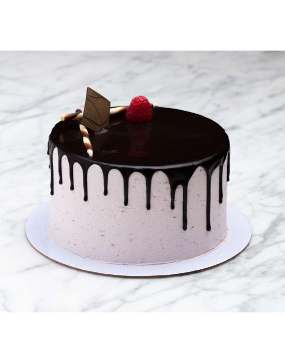 Double Chocolate Cake with Raspberry Buttercream Icing