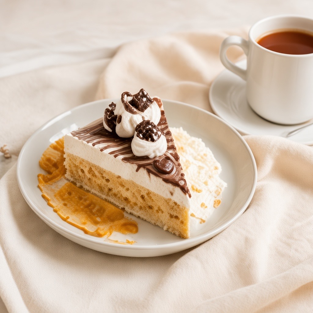 A slice of cake from Dessert Lady